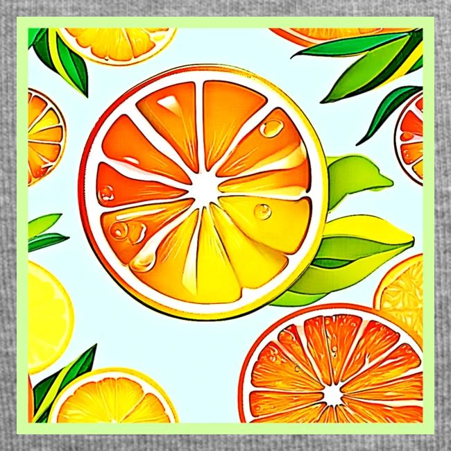 Orange Slice: Citrus Art