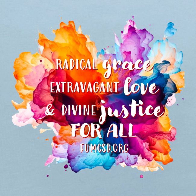Grace Love Justice Color Splash