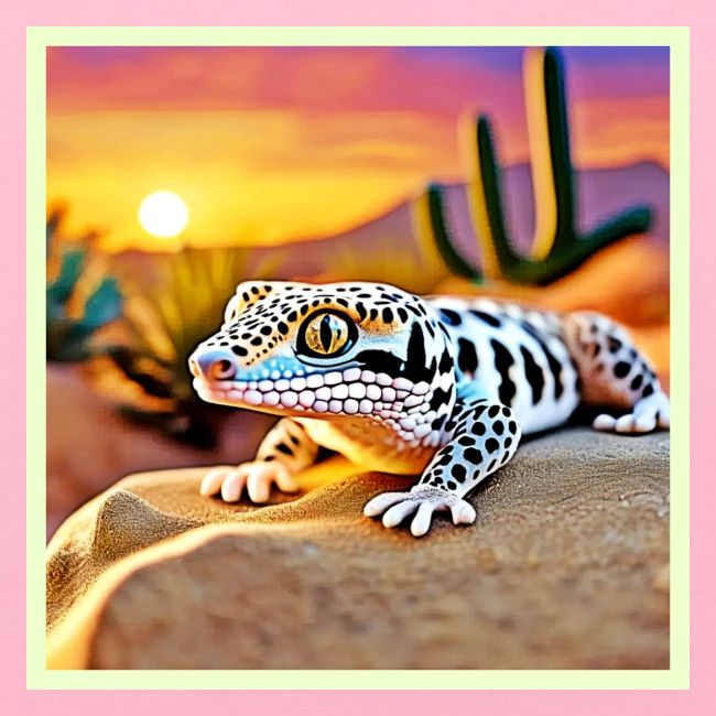 Leopard Gecko Desert Design