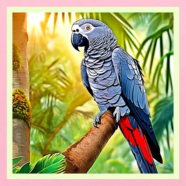 Grey Parrot Perch