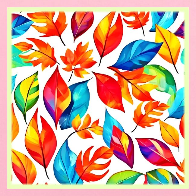 Autumn Leaves Abstract Pattern