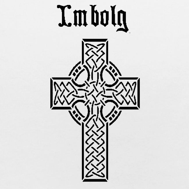 Imbolg Black Logo and Cross