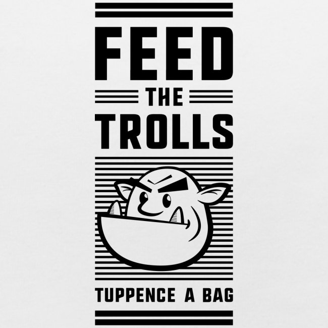 "Feed the Trolls" Baby One-Piece Snapsuit