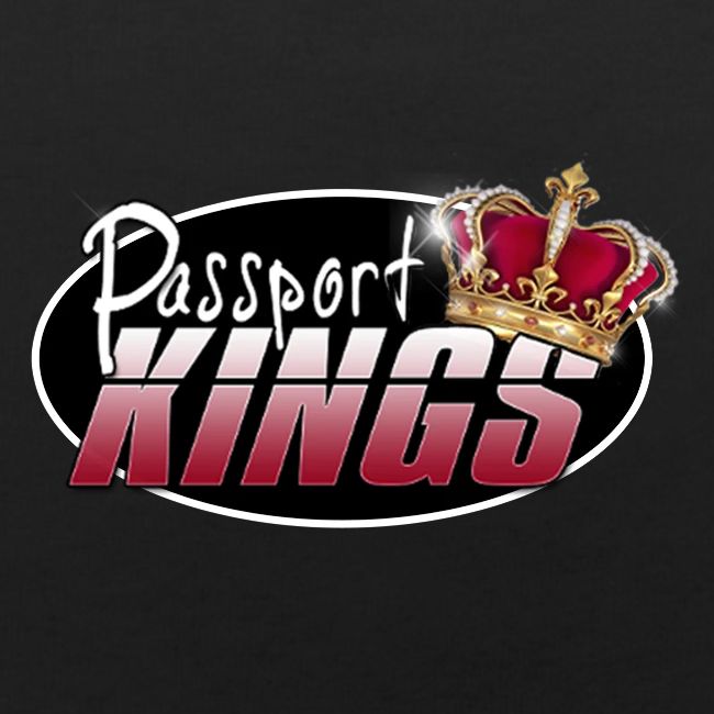 Passport Kings logo for dark shirts