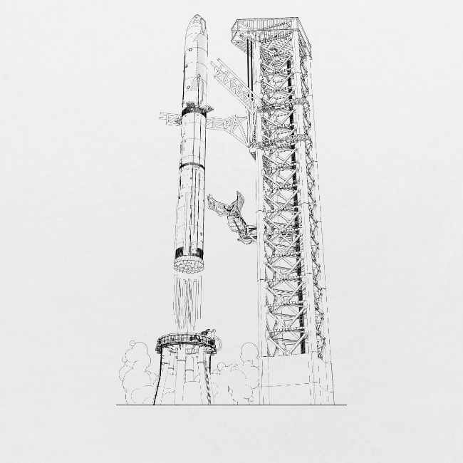 Starship Super-Heavy Lift Launch Vehicle - No Text