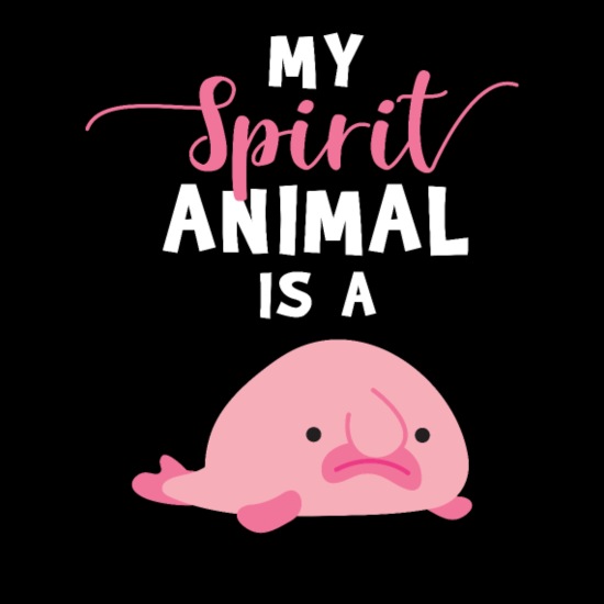 My Spirit Animal Blobfish Gifts Blob Fish Birthday' Baby Bib | Spreadshirt