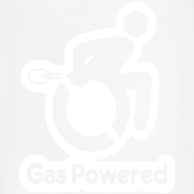 This wheelchair is gas powered *