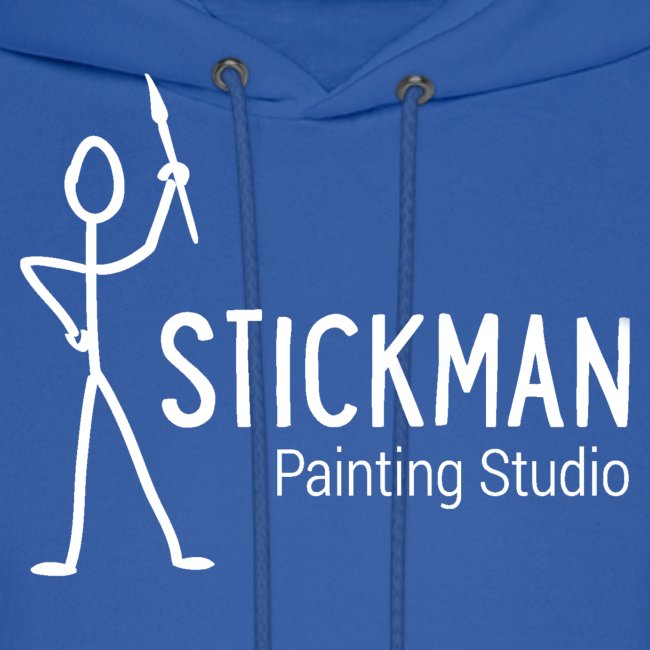 Stickman Logo In White
