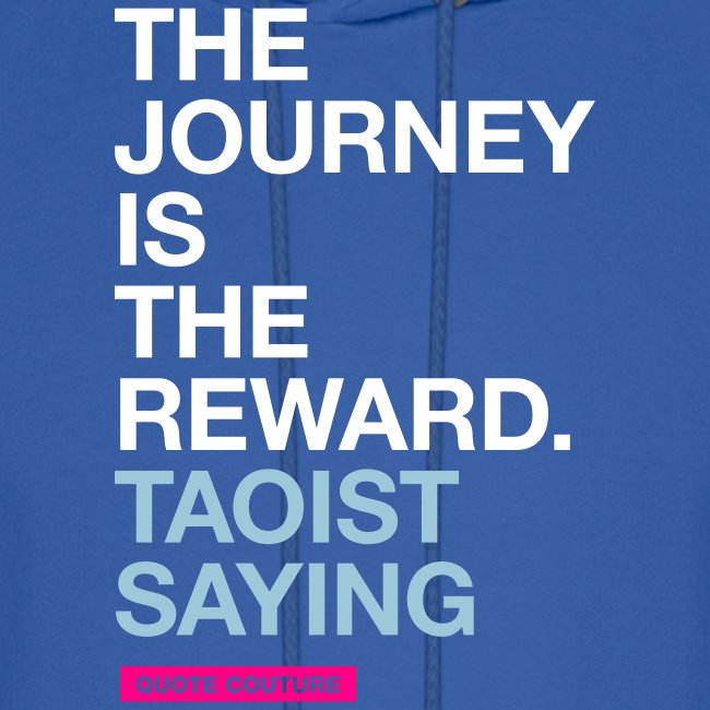 The journey is the reward (men -- bags -- big)