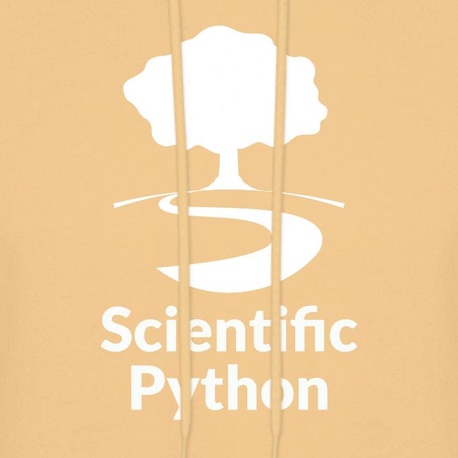 scientific python white logo