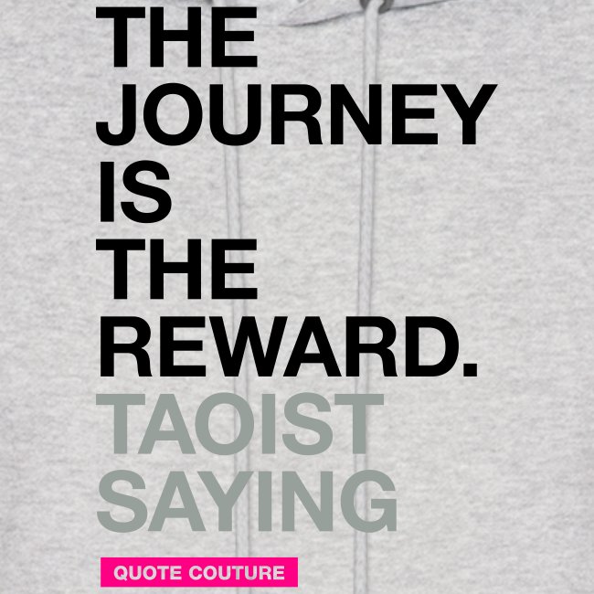 The journey is the reward (men -- bags -- big)