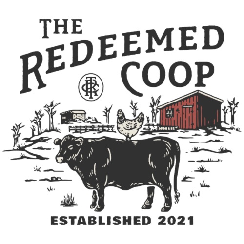 Farm Logo w Monogram - Men's Hoodie