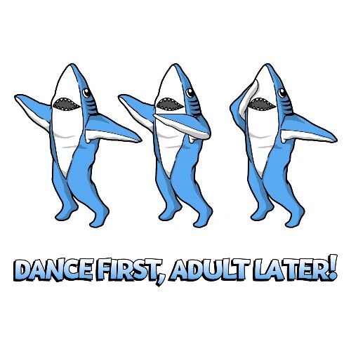 Dancing Sharks - Men's Hoodie