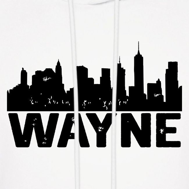 Wayne Skyline Black Wayne Michigan MI City Design