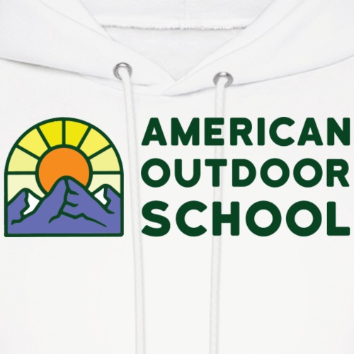 American Outdoor School Standard Logo - Men's Hoodie