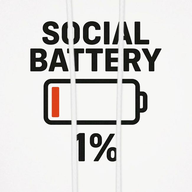 Social battery 1 percent