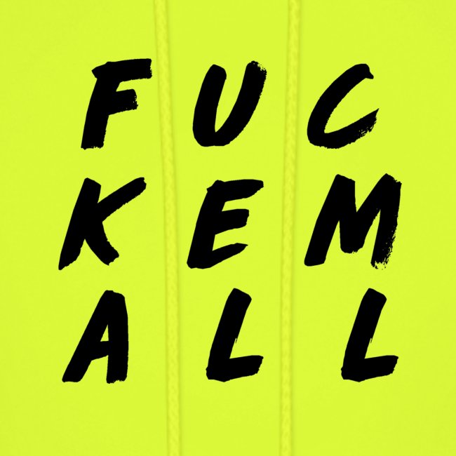 "FUCKEMALL" Black Logo