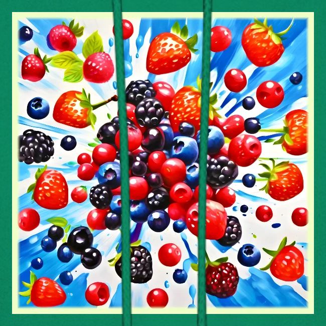 Colorful Berry Fiesta Design
