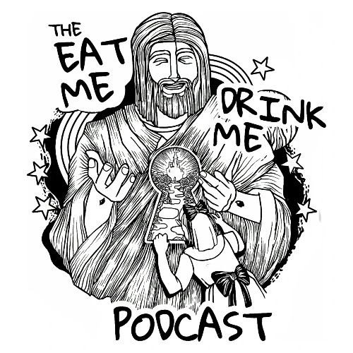 Eat Me Drink Me Podcast revamped logo