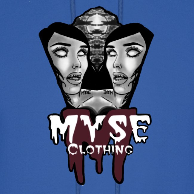 Myse clothing logo with vampire