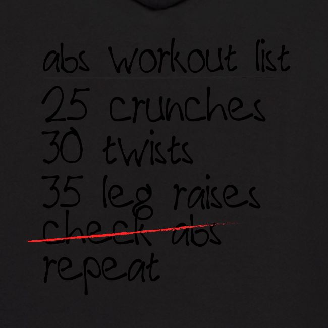 Abs Workout List