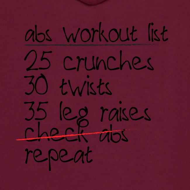 Abs Workout List