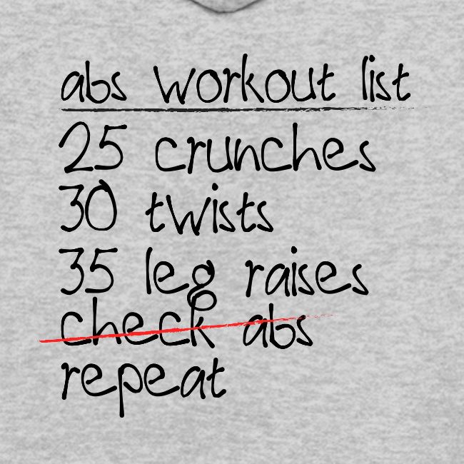 Abs Workout List