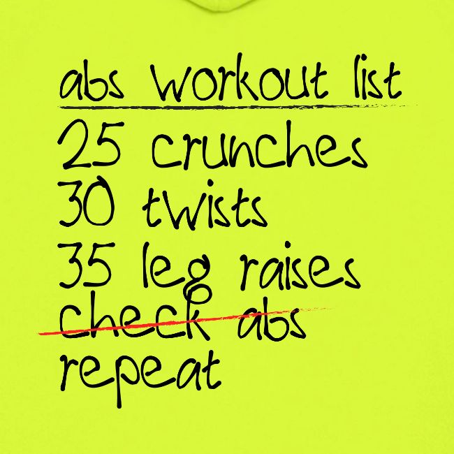 Abs Workout List