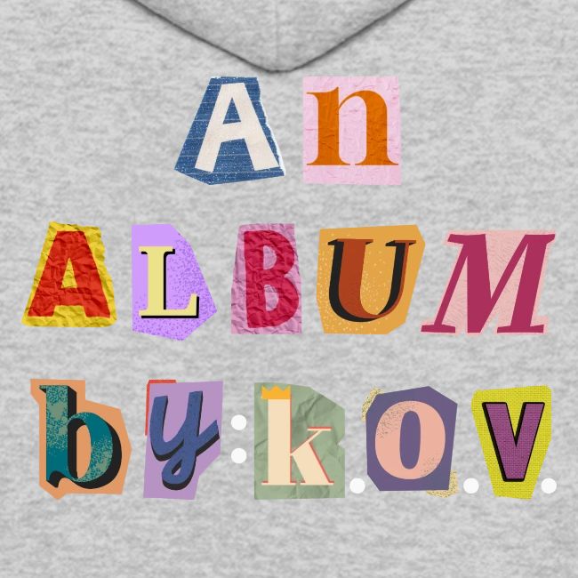 "KAYOHVEE" SCRAPBOOK HOODIE (Double Sided)