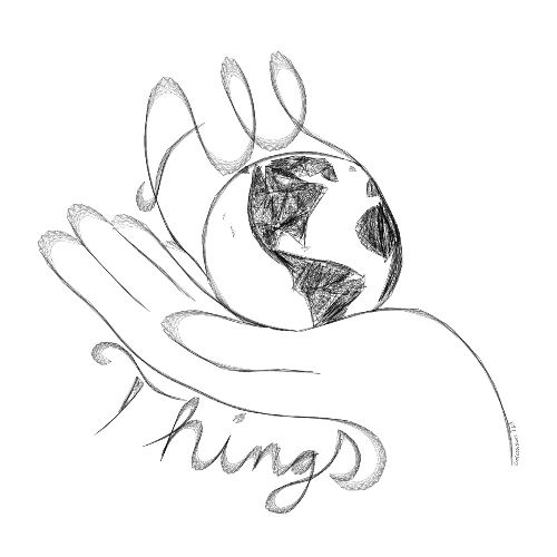 In His Hands - Men's Hoodie