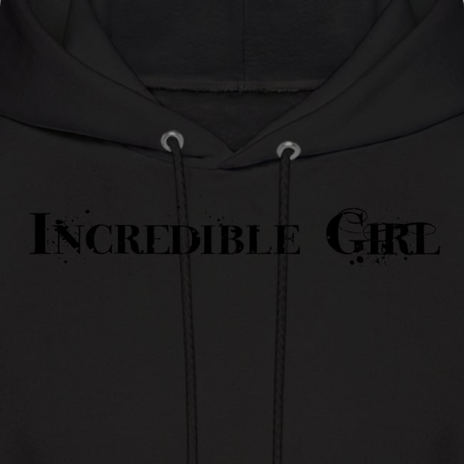 Incredible Girl logo in black