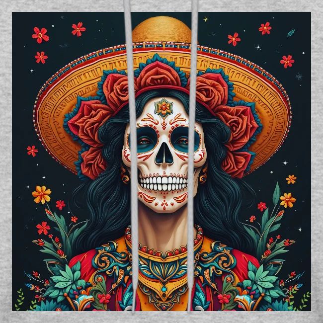 Charra Skull Art | Traditional Mexican Design