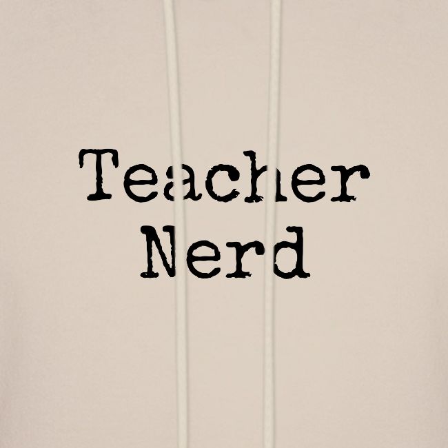 Teacher Nerd (black text)
