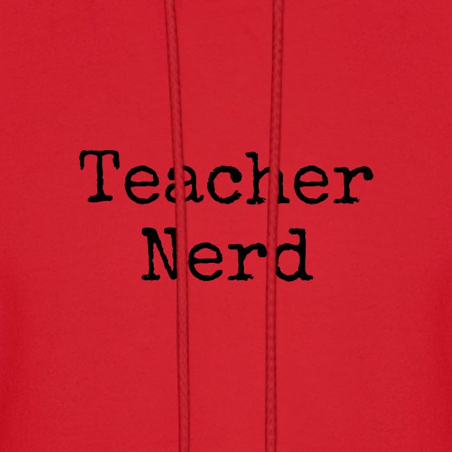 Teacher Nerd (black text)