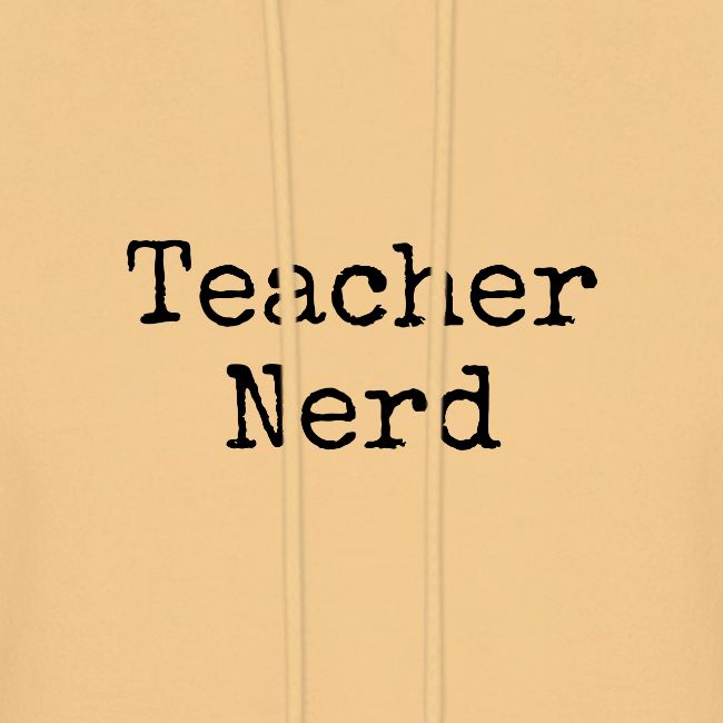 Teacher Nerd (black text)
