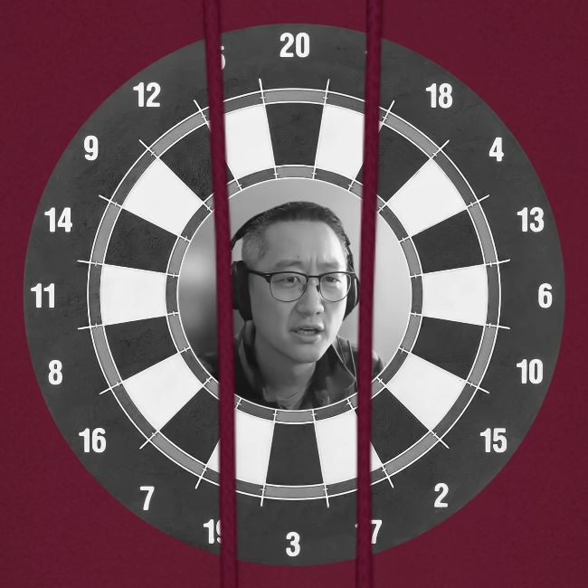 Producer Jay on a Dartboard
