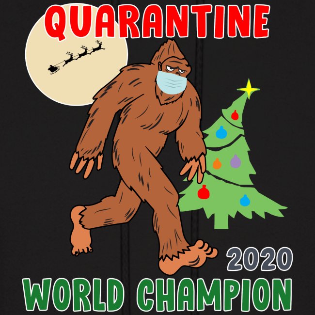 Quarantine World Champion Sasquatch Mask Christmas