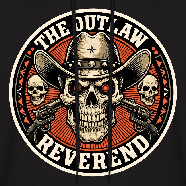 The Outlaw Reverend Skull Face Cowboy