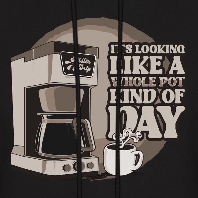 Retro Drip Coffee Maker Technical Drawing Shirt