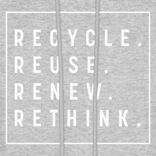 Recycle Reuse Renew Rethink Crisis Environmenta