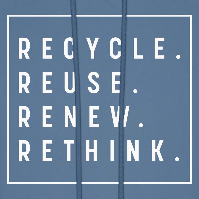 Recycle Reuse Renew Rethink Crisis Environmenta