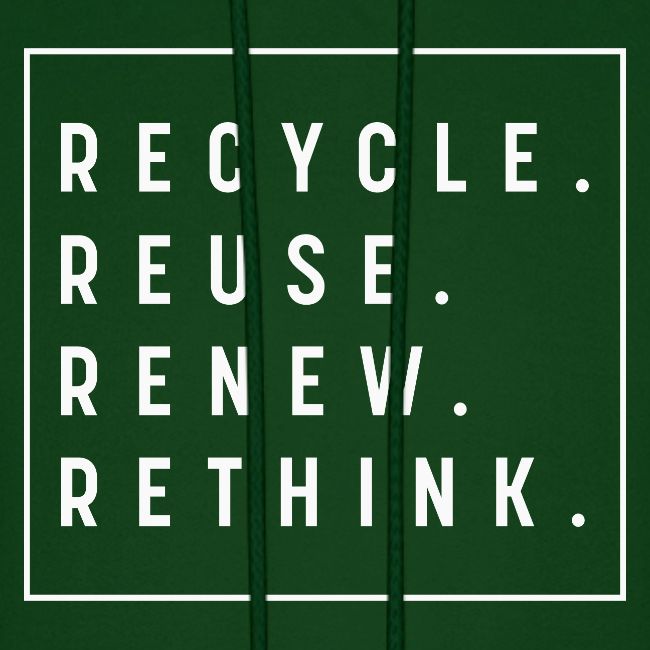 Recycle Reuse Renew Rethink Crisis Environmenta