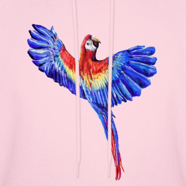 Scarlet macaw parrot
