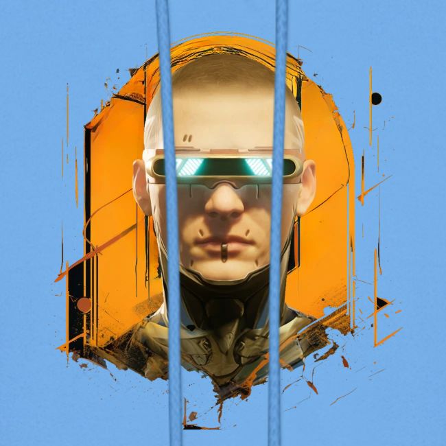 palnoch cyberpunk human head artwork