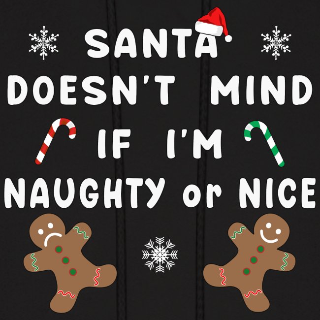 Santa Naughty or Nice Funny Kids Christmas Xmas.