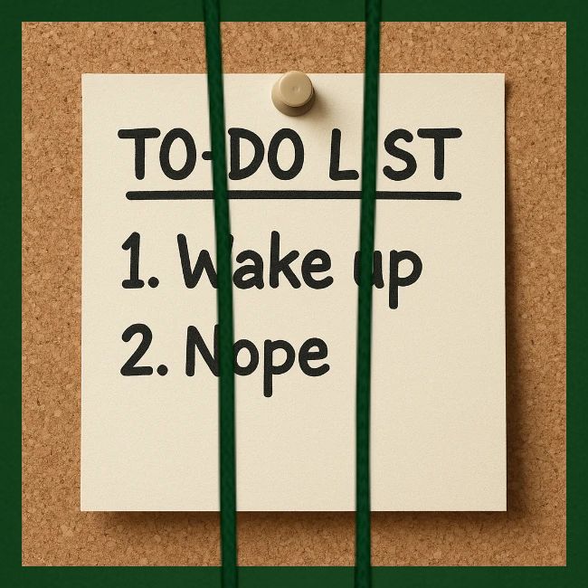 Humorous To Do List