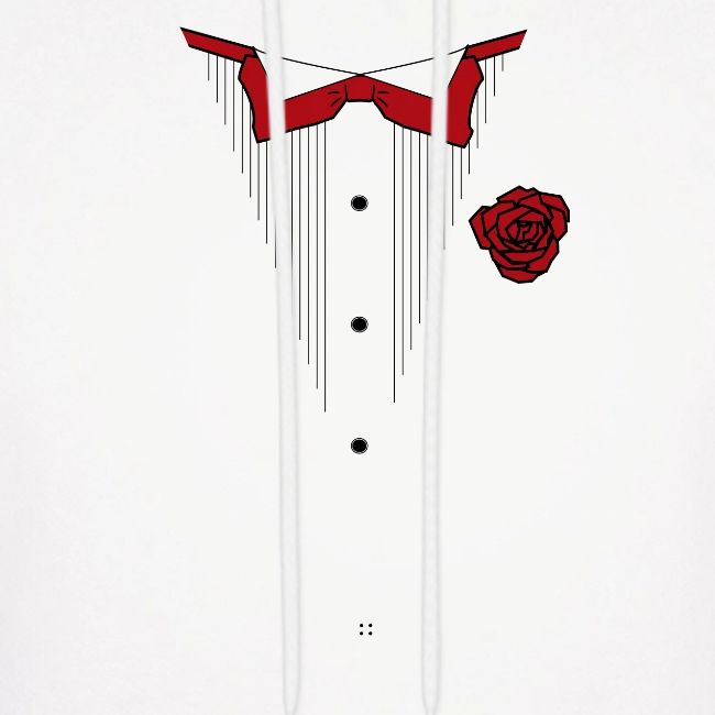 Tuxedo Shirt with Red bowtie