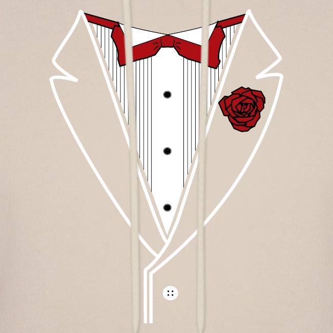 Tuxedo Shirt with Red bowtie
