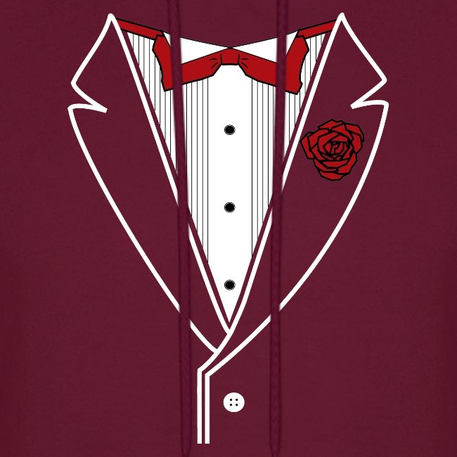 Tuxedo Shirt with Red bowtie