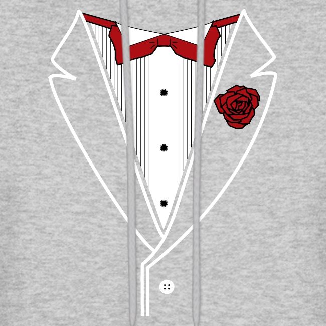 Tuxedo Shirt with Red bowtie